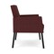 Lesro Mystic Lounge Reception Guest Chair, Black, RF Nebbiolo Upholstery ML1101 - alternate 2